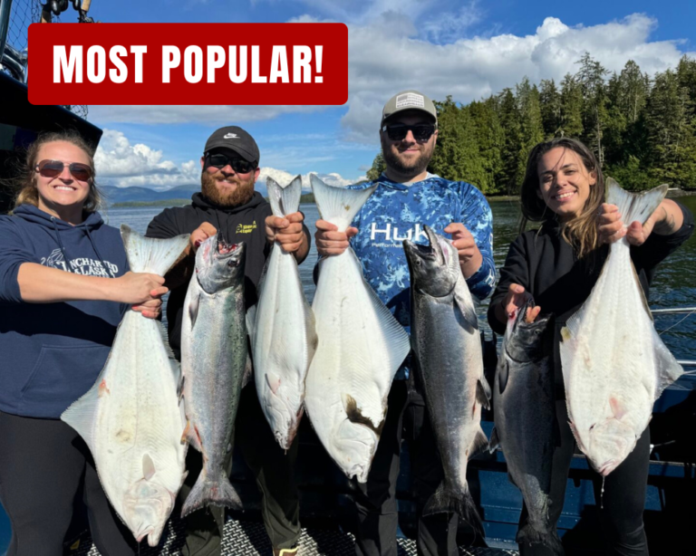 Salmon & Halibut Combo Charter in Ketchikan Alaska